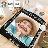 Custom Photo&Name&Date My Grandma Ultra-Soft Micro Fleece Blanket