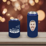 Slim Can Cooler Sleeves With Face&Name Bachelor Party Personalized Soft Neoprene Drink Standard Can Cooler