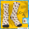 Custom dog face socks