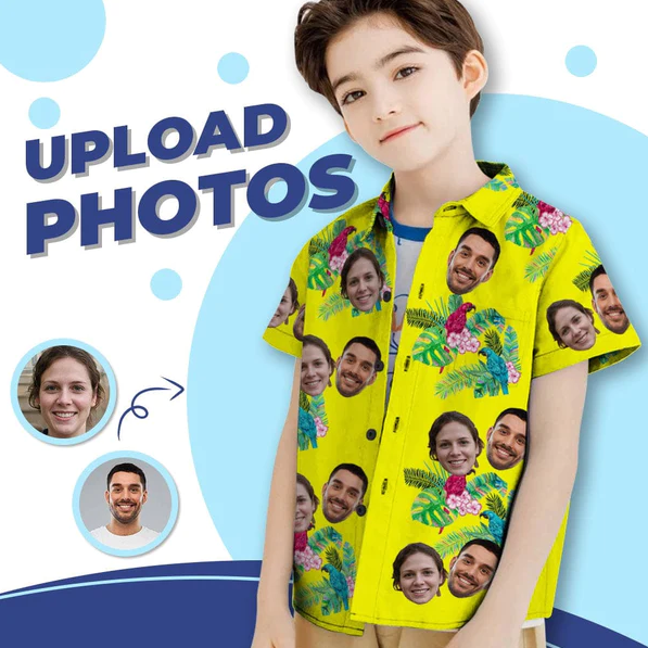 Custom kid&#39;s Hawaiian shirts