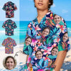 Custom face mens hawaiian shirt