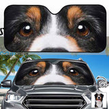 Custom Beautiful Pet Eyes Personalized Funny Car Front Windshield Sun Shade Offers Ultimate Protection for Car Interior
