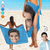 Custom Big Face Multiple Colors Long Sarongs Beach Wrap Personalized Bikini Cover Up
