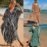 Women Various Styles Loose Robe Swimsuit Outer Wear One Piece Cover Up Dress