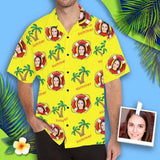 Custom Face Hawaiian Shirt Summer Customize Your Own Aloha Shirt Hawaiian Shirt With Face on It for Lover Gift