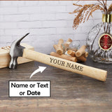 [Limited Time Discount] Personalized Text Hammer Custom Fathers Day Gift for Dad Grandpa Gift for Him