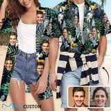 Couple Hawaiian Shirt Cover Up Set  Flower Parrot Aloha Hawaiian Shirt&Cover Up