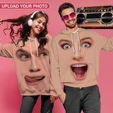 Custom Face Hoodie Unisex Design Your Facial Features Loose Hoodie Top Outfits