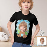 #6-12Y Custom Face A Baby Cute Kid's T-shirt For Boy Girl