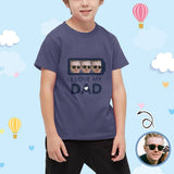 #6-15Y Custom Face Love Dad Kid's All Over Print T-shirt