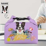 Custom Face&Name Go to Trip Foldable Portable Lunch Bag