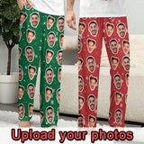 Custom Family Faces Slumber Party Unisex Long Pajama Pants Best Christmas Gifts for Family