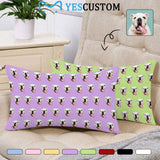 Custom Face Multicolor Rectangle Pillow Cover Personalized Pillow Cover 20