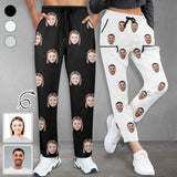 Custom Face Quick Dry Pants Multicolor Couple's All Over Print Casual Elastic Drawstring Pants