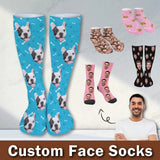 Personalized Socks Custom Face Sublimated Crew Socks Ankle Socks with Picture