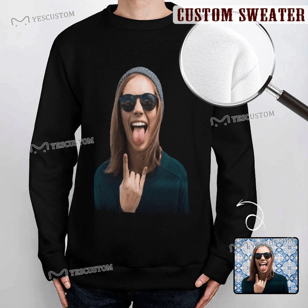 Custom printed sweaters