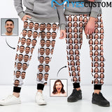 [High Quality] Custom Face Sweatpants All You White Couple Matching Personalized Casual Sweatpants