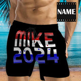 Custom Name Drawstring Swim Trunk Personalized Name 2023 Men's Quick Dry Swim Shorts