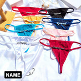 Personalized DIY Name Alphabet Underwear Waist Body Jewelry Women G-String Panties Body Chain Valentine's Day Gift(Production 7 Days)