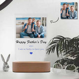 Custom Photo I'm So Lucky To Have You Clear Acrylic Plaque
