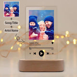 Custom Photo&Song Title&Artist Name Family Clear Acrylic Music Plaque
