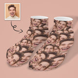 Personalised Socks with Boyfriends Face Custom Seamless Photo Socks Low Cut Ankle Socks