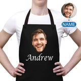 Custom Face&Name Man Simple All Over Print Adjustable Apron