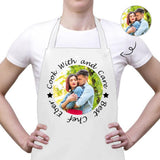 Custom Photo With You All Over Print Adjustable Apron