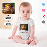 #For 3M-2T Custom Face&Name&Date My Baby Bubble Romper Girls Boys Baby Jumpsuit Personalized Bodysuit Newborn Baby