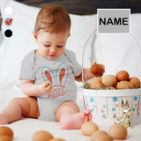 #For 3M-2T Custom Name Rabbit Newborn Baby Bodysuit Girls Boys Baby Jumpsuit Personalized Summer Bubble Romper