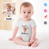 #For 3M-2T Personalized Girls Boys Baby Jumpsuit Custom Face&Name Angel Baby Bubble Romper Newborn Baby Bodysuit