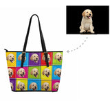 Custom Colorful Dog Women's Tote Bag
