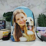 Custom Dog & Owner Photo Backpack