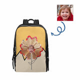 Custom Face Pencil Flower School Bag