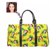 Custom Face Pineapple Travel Bag