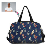 Custom Face Universe Spaceman Tote And Cross-body Travel Bag