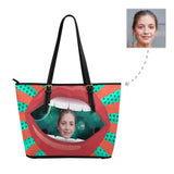 Custom Girlfriend Face Mouth Tote Bag