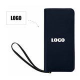 Custom Logo Leather Wallet Personalized Women's Zip Wallet Gift for Her