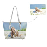 Custom Pet Lover Photo Women's Tote Bag