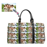 Custom Photo Loving Family Seamless Stitching Travel Bag
