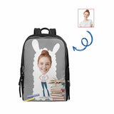 Custom Teacher Face Books School Bag