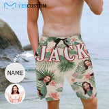Custom Name&Face All You Simple Personalized Photo Men's All Over Print Casual Shorts