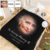 Custom Photo&Name&Year Love Memory Ultra-Soft Micro Fleece Blanket