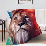 Super Soft Lion Animal Blanket Ultra-Soft Micro Fleece Blanket