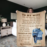 To My Wife You Are My One And Only One Ultra-Soft Micro Fleece Blanket Desigend Gift Idea