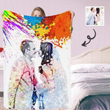 YesCustom Photo Gift Blanket - Custom Wedding Photo Blanket