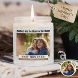 Made in USA Custom Photo Best Mom Ever Candles Customize Your Own Photo Candle