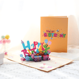 Happy Birthday 3D Pop Up Greeting Card