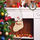 17.52in(L) Super Size-Custom Face Christmas Decorations Christmas Stocking