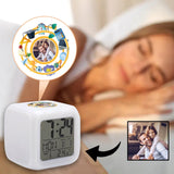 Alarm Clock-Custom Photo Colorful Color Changing Alarm Clock